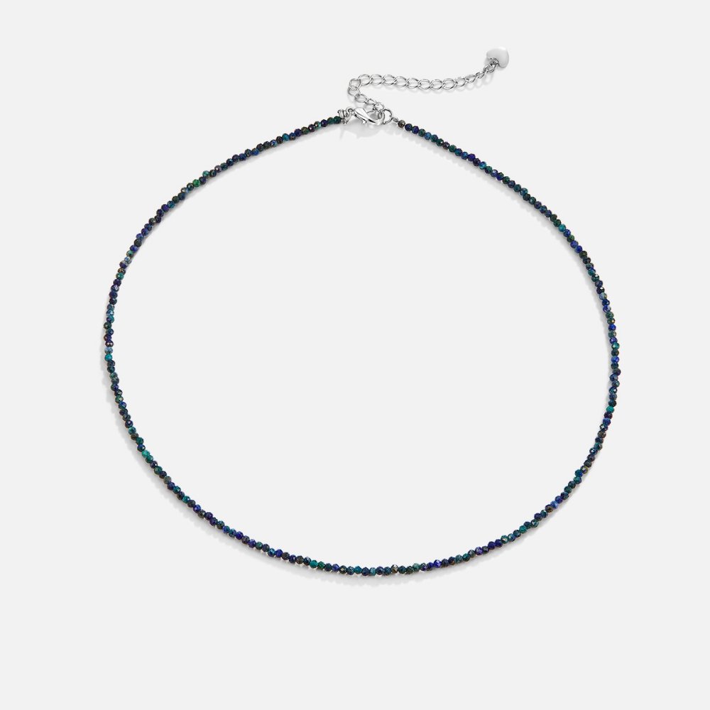 Harbour Blue Beaded Strand Necklace