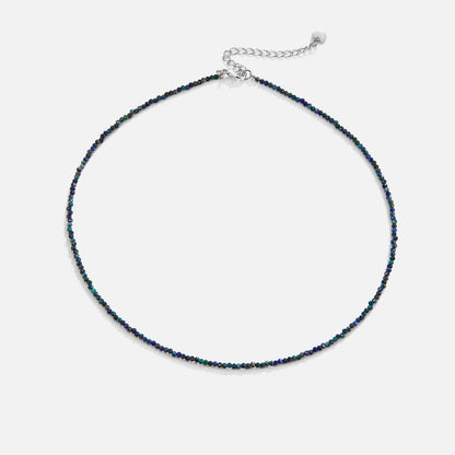 Harbour Blue Beaded Strand Necklace