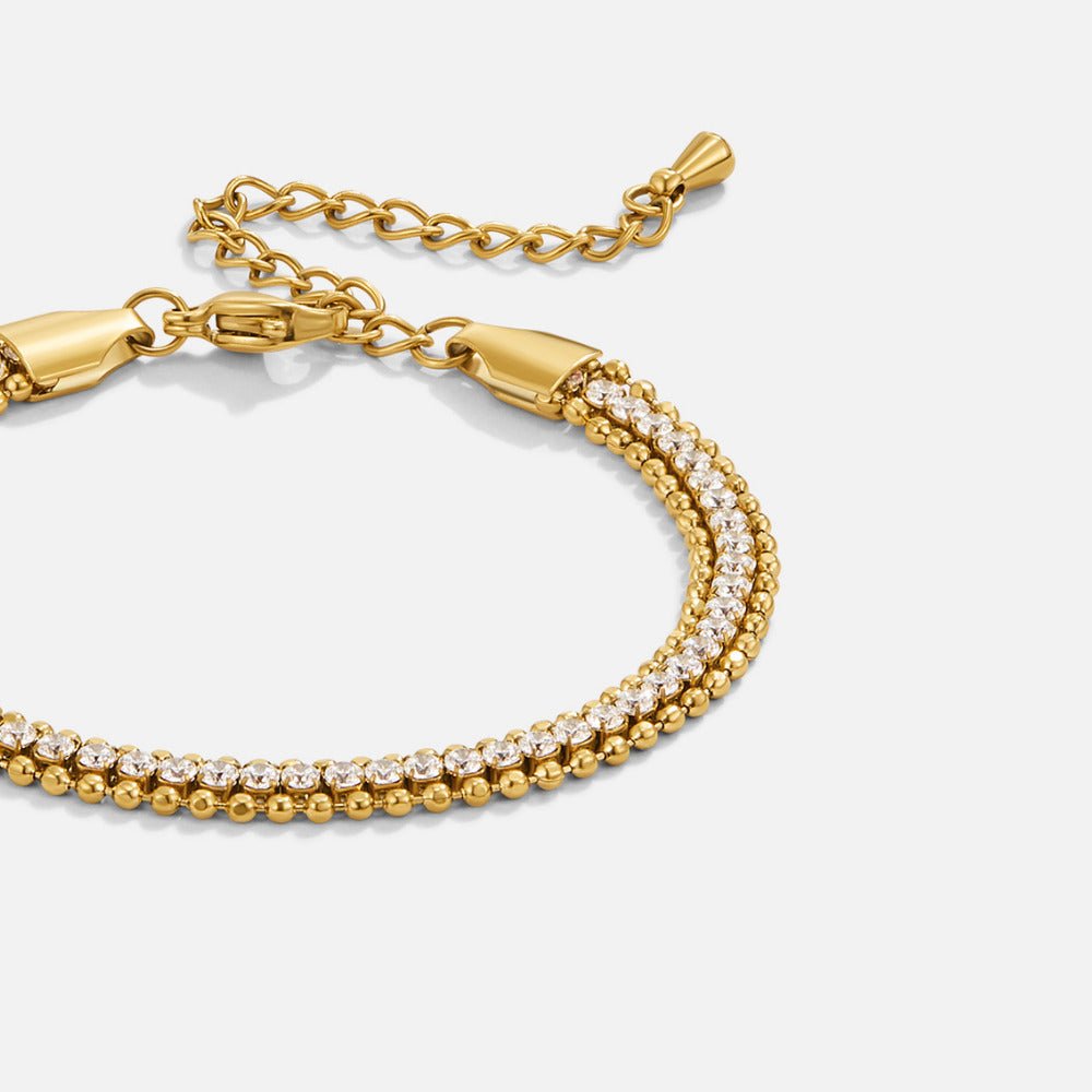 Adison Multi-Strand Crystal Bracelet