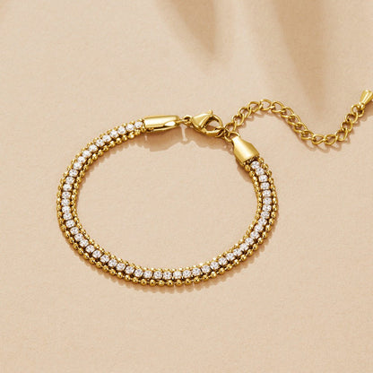 Adison Multi-Strand Crystal Bracelet