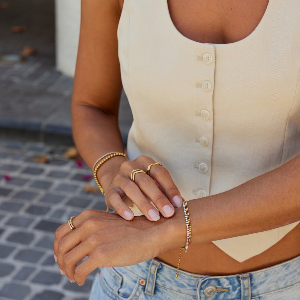 Adison Multi-Strand Crystal Bracelet