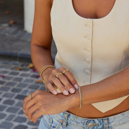 Adison Multi-Strand Crystal Bracelet