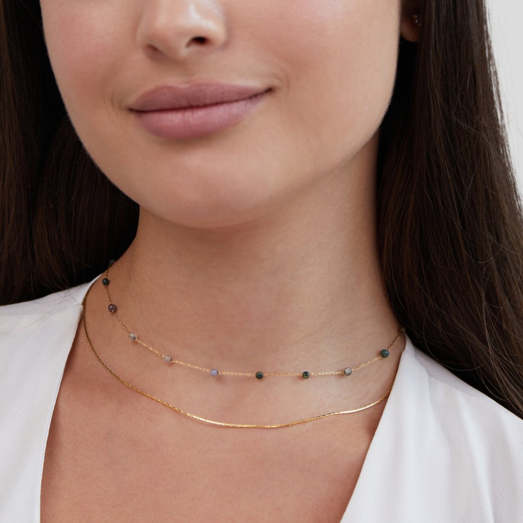 Alana Two-Strand Stone Gold-Tone Necklace