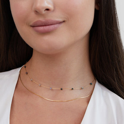 Alana Two-Strand Stone Gold-Tone Necklace