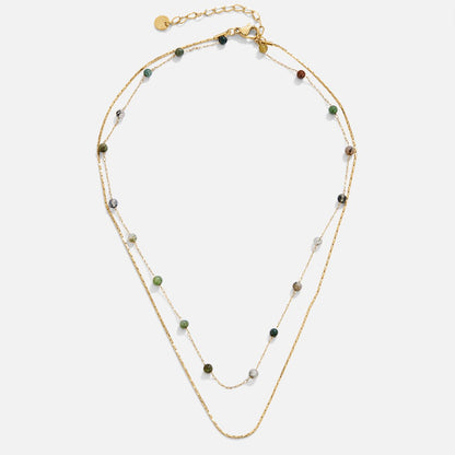 Alana Two-Strand Stone Gold-Tone Necklace