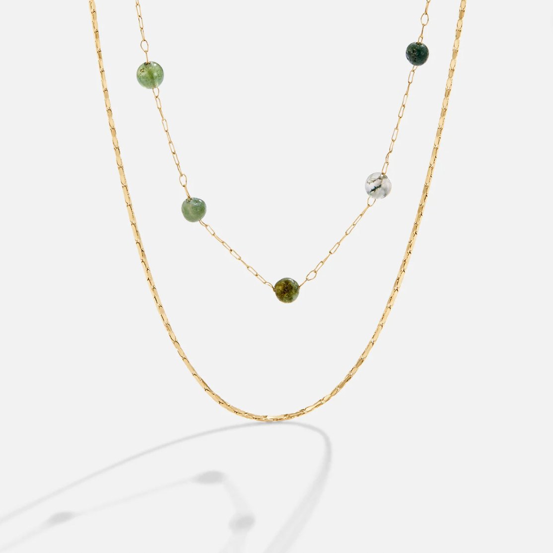 Alana Two-Strand Stone Gold-Tone Necklace