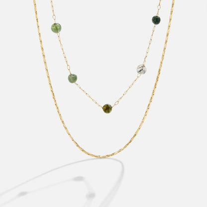 Alana Two-Strand Stone Gold-Tone Necklace