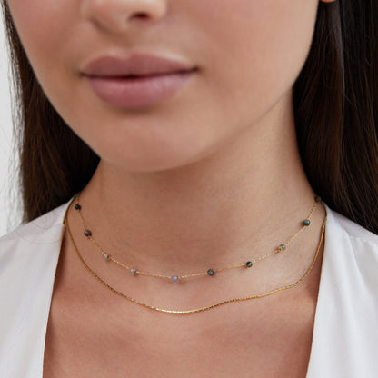 Alana Two-Strand Stone Gold-Tone Necklace