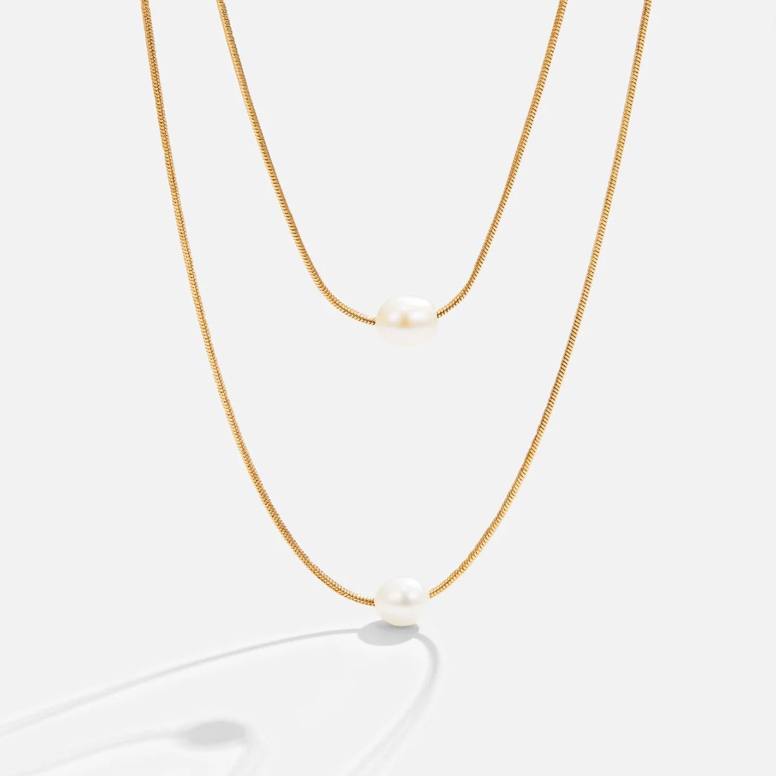 Double Strand Freshwater Pearl Necklace