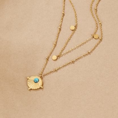 Azalea Turquoise Multi-Strand Necklace