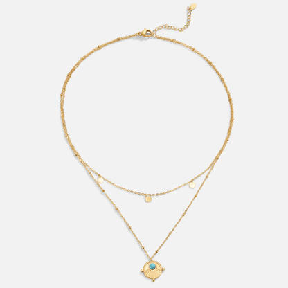 Azalea Turquoise Multi-Strand Necklace