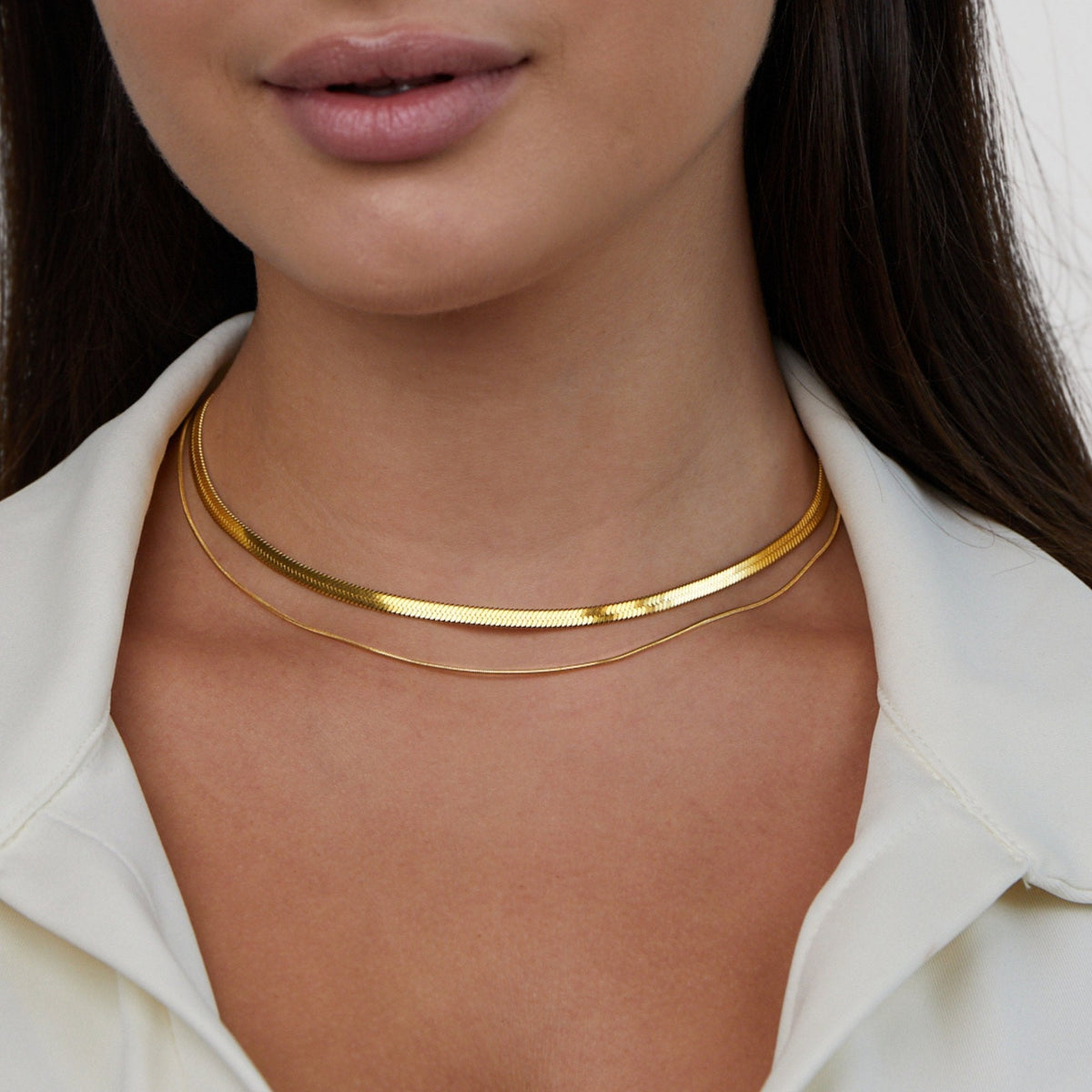 Layla Double Strand Gold-Tone Necklace