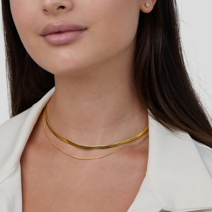 Layla Double Strand Gold-Tone Necklace