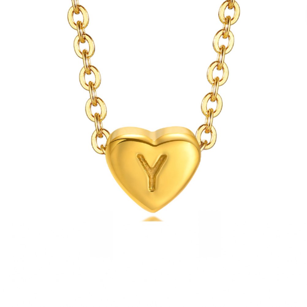 Initial Heart Charm Bracelet