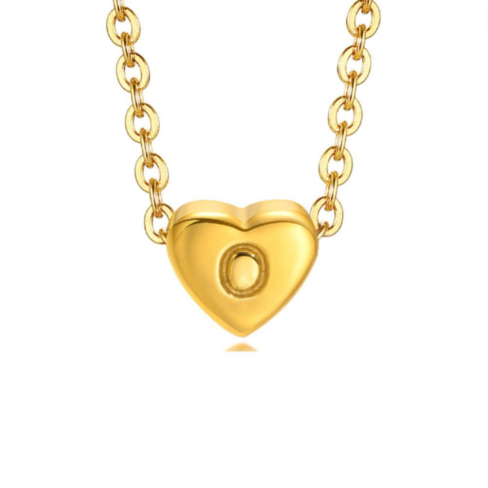 Initial Heart Charm Bracelet