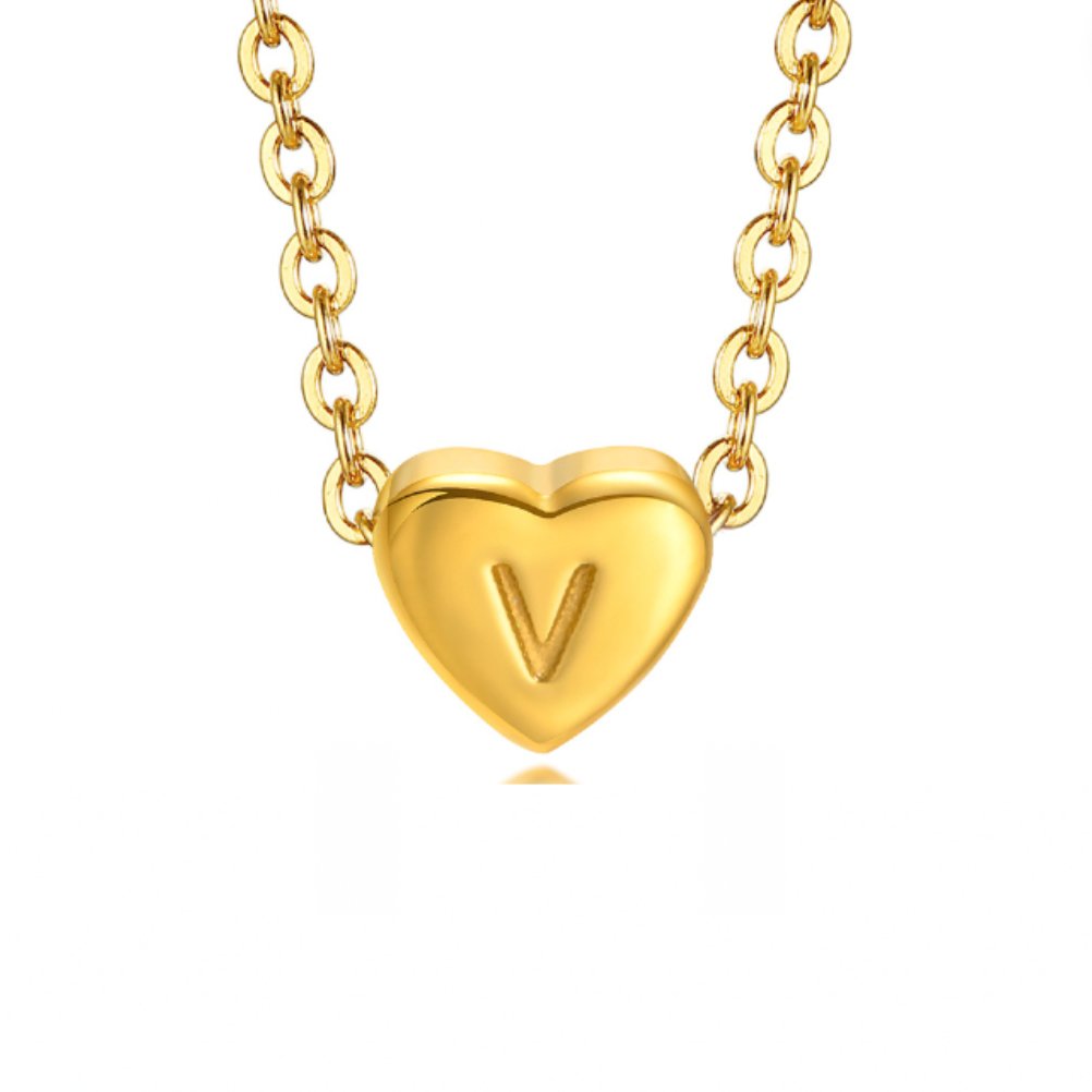 Initial Heart Charm Bracelet