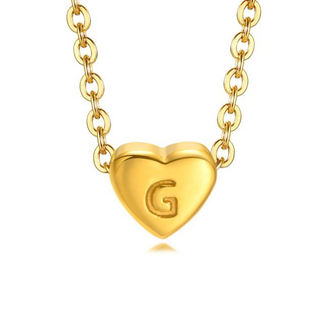 Initial Heart Charm Bracelet