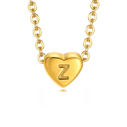 Initial Heart Charm Bracelet