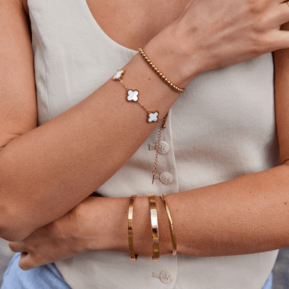 Lilah Polished Gold-Tone Bangle