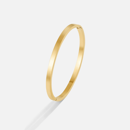 Lilah Polished Gold-Tone Bangle