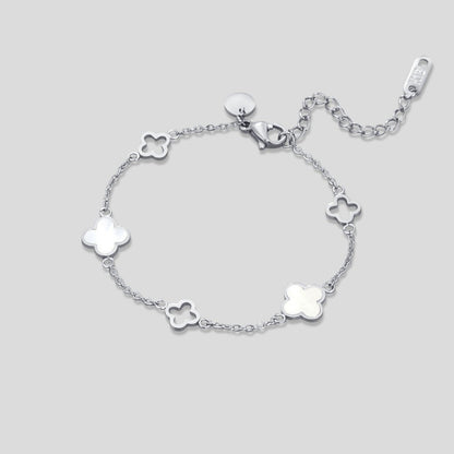 Lucia Fine Clover Silver-Tone Bracelet