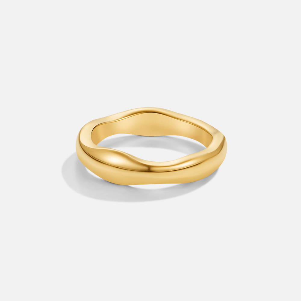 Madison Broad Rolling Wave Wide Band Ring