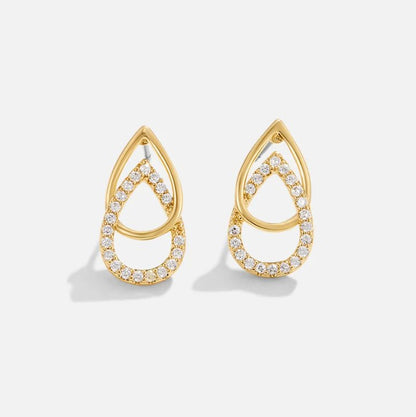 Mara Soft Teardrop Earrings with an Easy Sway