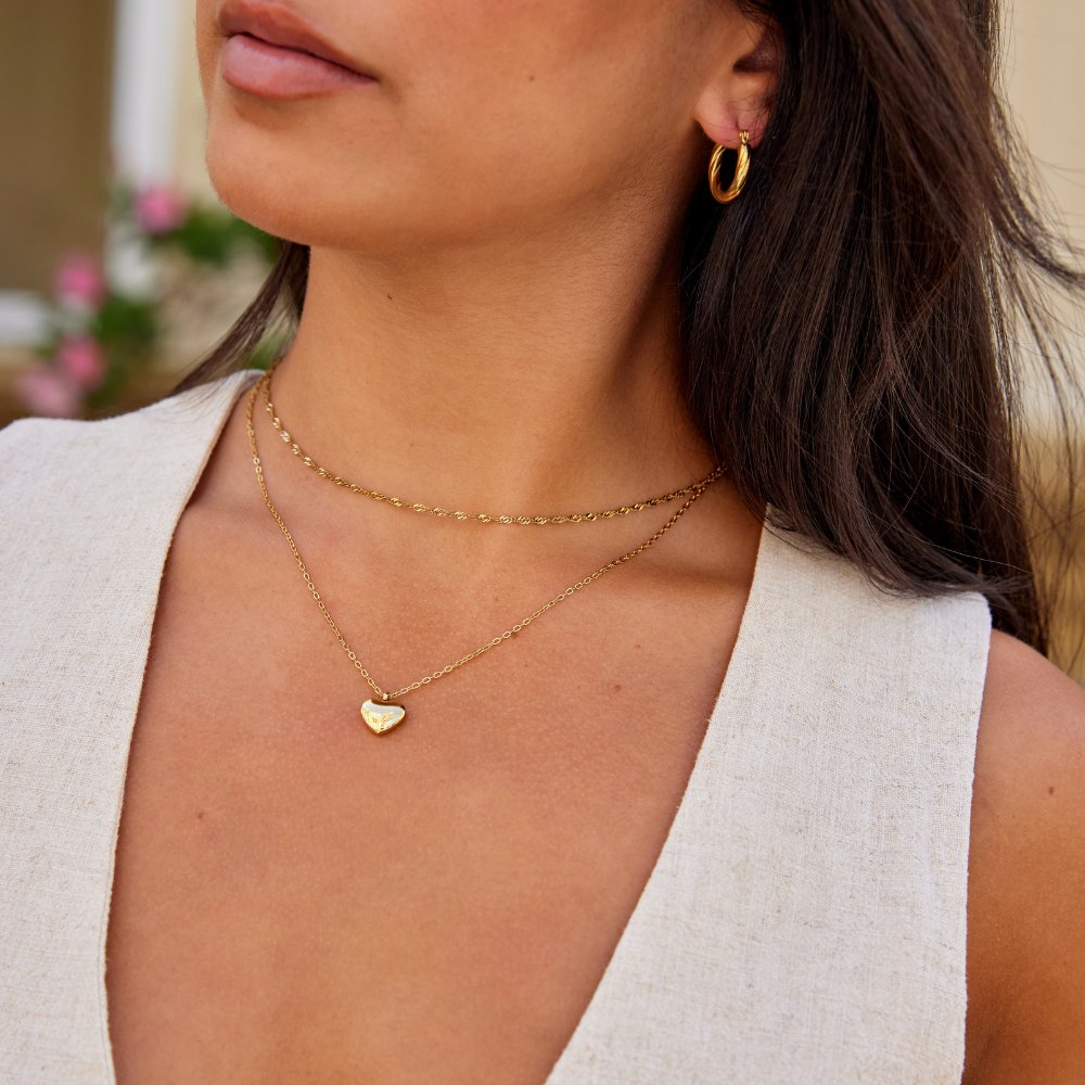 Marina Little Heart Gold-Tone Necklace
