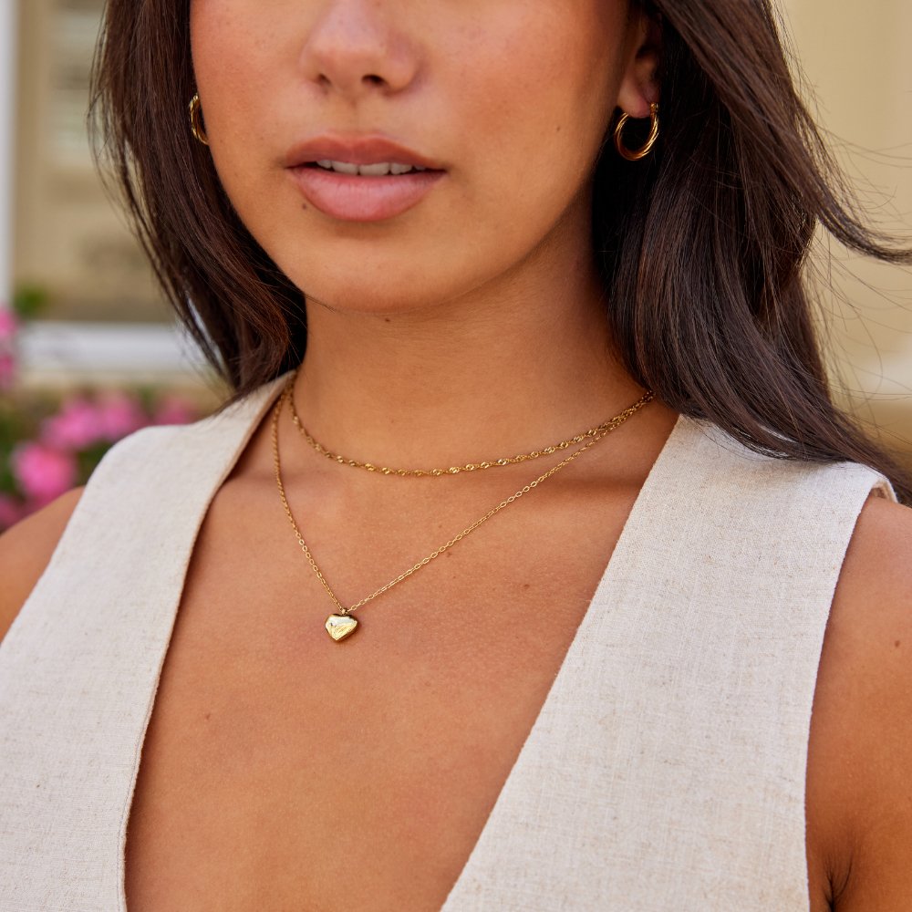 Marina Little Heart Gold-Tone Necklace