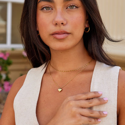 Marina Little Heart Gold-Tone Necklace