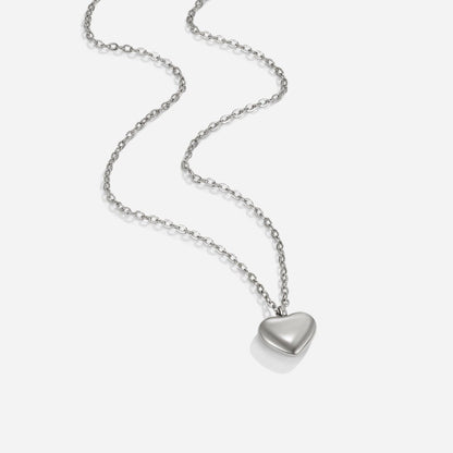 Marina Love Word Silver-Tone Chain Necklace