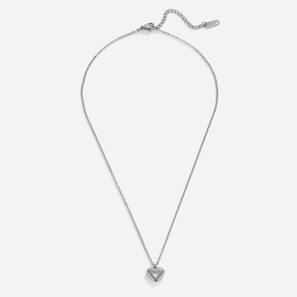 Marina Love Word Silver-Tone Chain Necklace