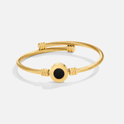 Melinda Freely Rotating Band Gold-Tone Bangle