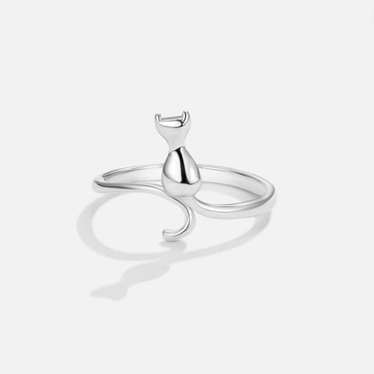 Little Cat Silver-Tone Slim Band Ring