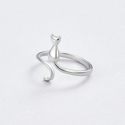 Little Cat Silver-Tone Slim Band Ring
