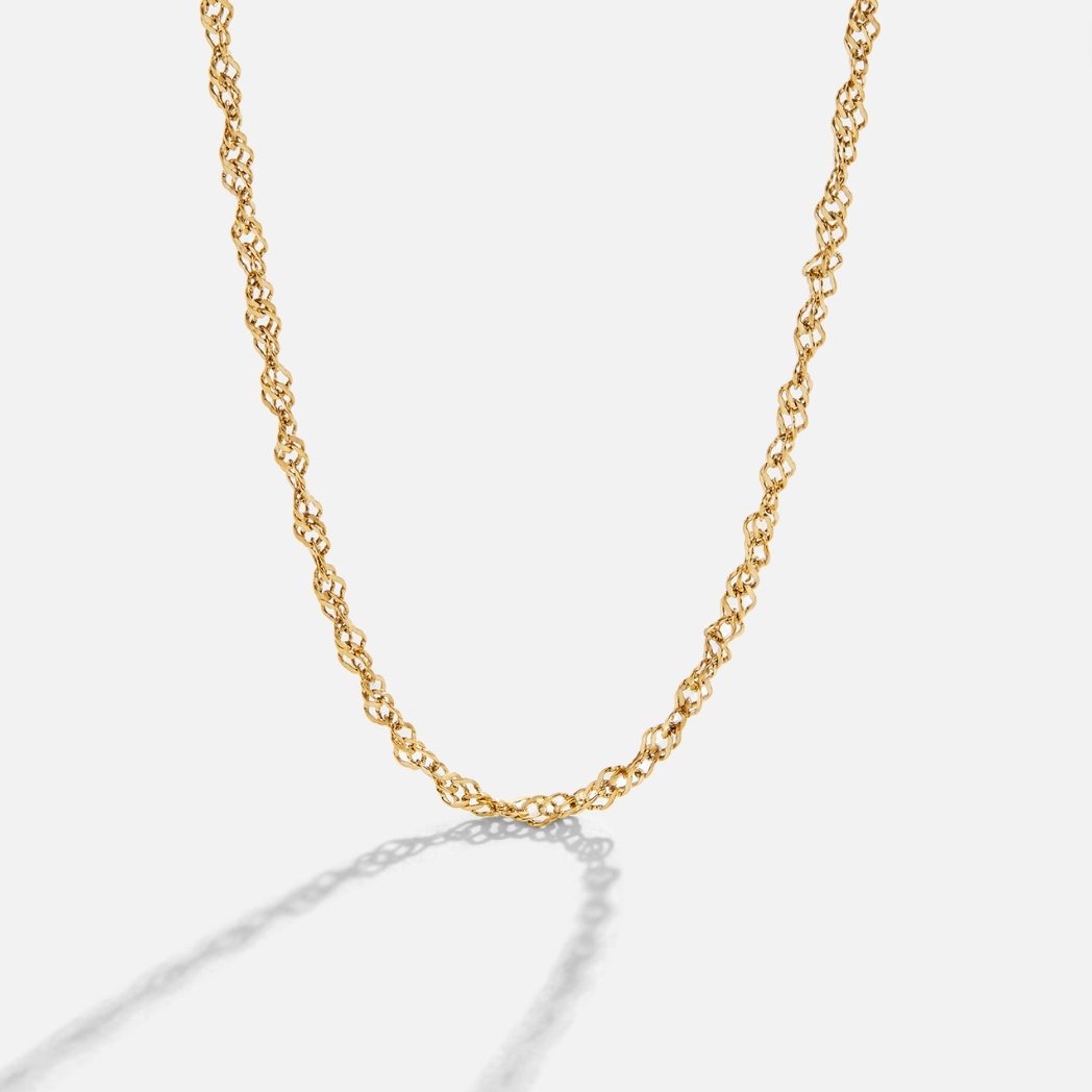 Mila Rope-Twist Gold-Tone Collar Necklace