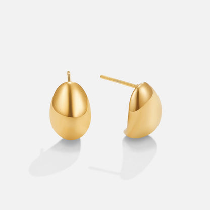 Little Curved Ear-Hugging Stud Earrings