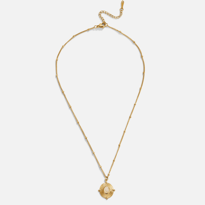 Monique Old-Fashioned Stone Pendant Necklace