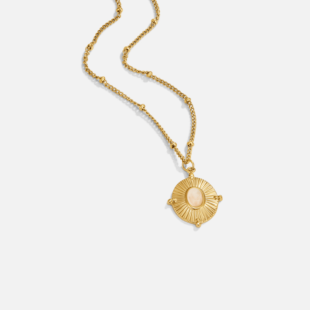 Monique Old-Fashioned Stone Pendant Necklace