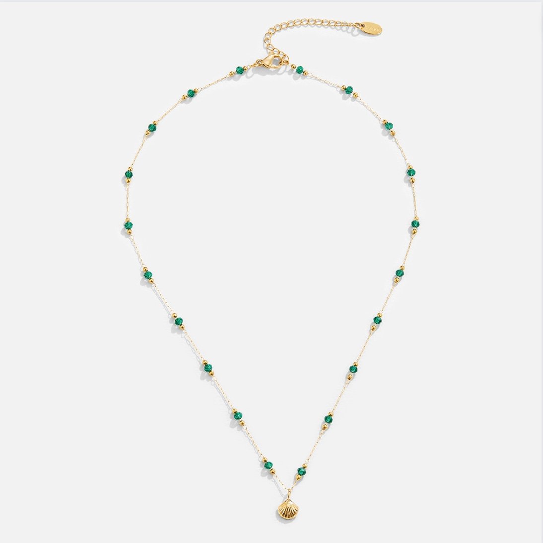 Nerissa Coastal Shell Charm Gold-Tone Necklace