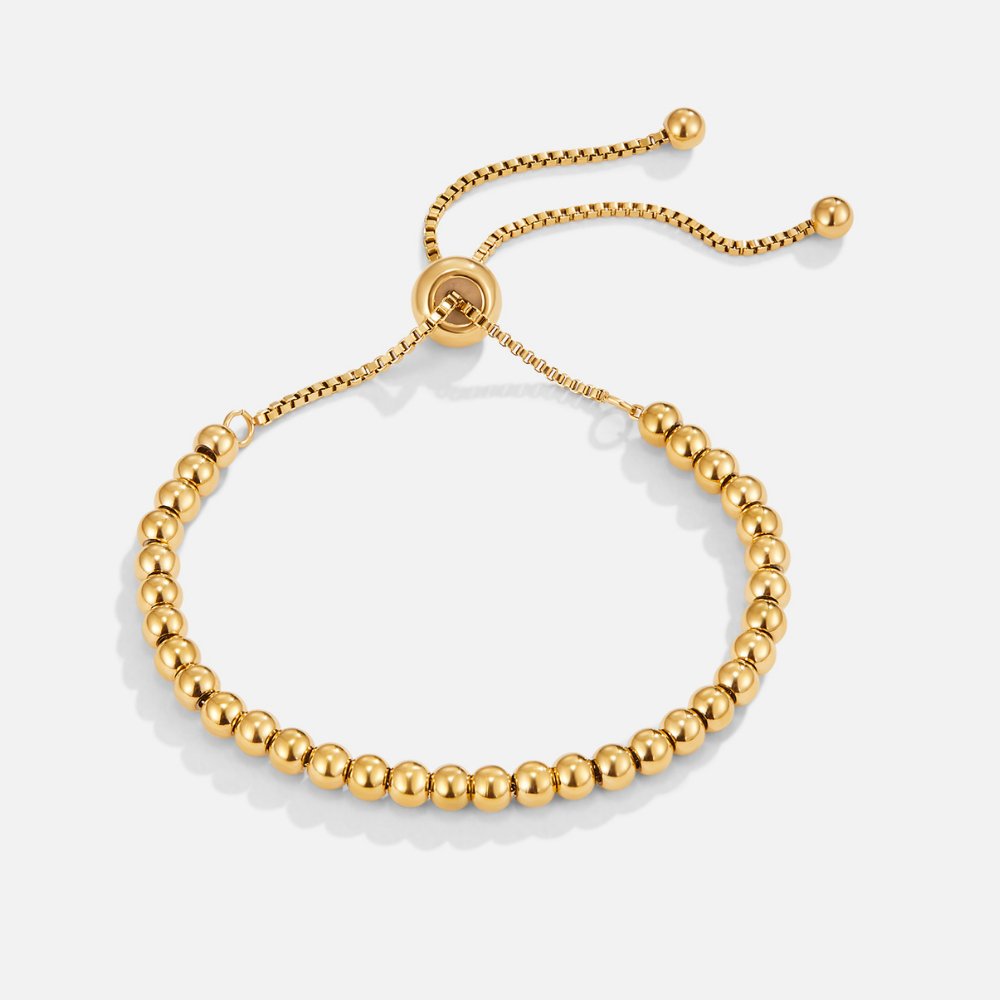 Niloya Fine Beaded Slim Gold-Tone Bracelet