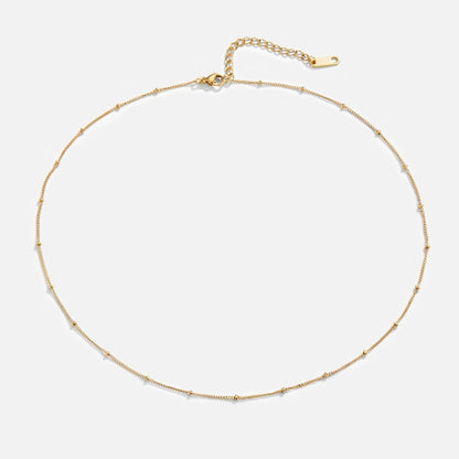Seaside Shell and Bead Layering Necklace Set
