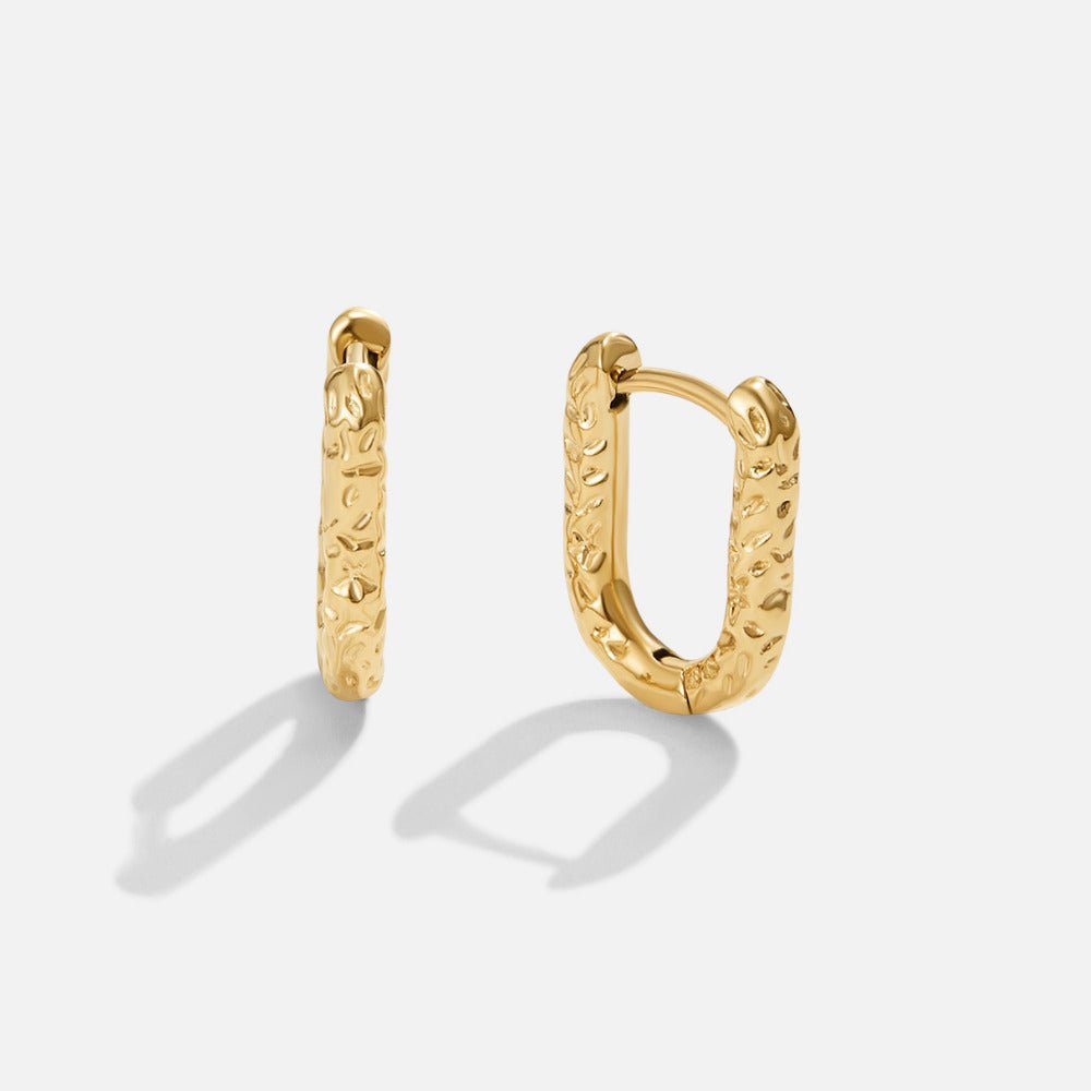 Olivia Simple Round Everyday Hoop Earrings