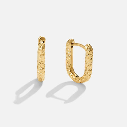 Olivia Simple Round Everyday Hoop Earrings