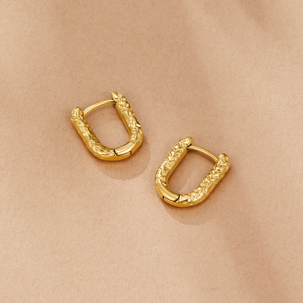 Olivia Simple Round Everyday Hoop Earrings