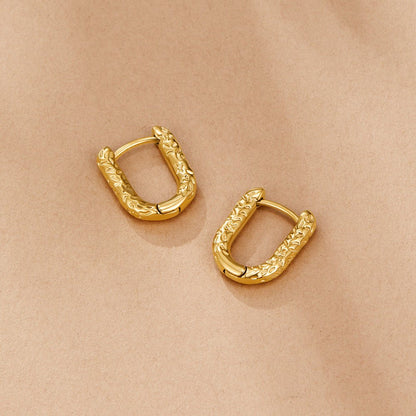 Olivia Simple Round Everyday Hoop Earrings