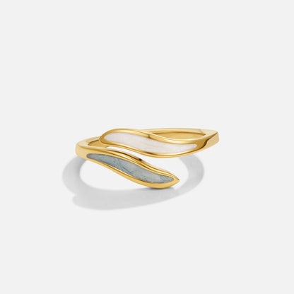 Pastel Crystal Trail Adjustable Wrap Ring