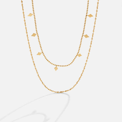 Phoenix Doubled Chain Necklace for Every Day