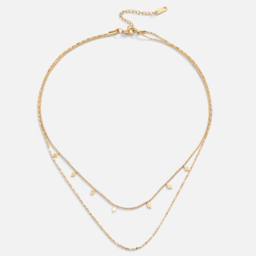 Phoenix Doubled Chain Necklace for Every Day