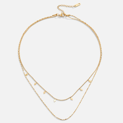 Phoenix Doubled Chain Necklace for Every Day